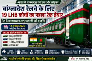 भारत से बांग्लादेश जाएगा 19 LHB कोचों का पहला रेक, कपूरथला RCF ने तैयार किया
